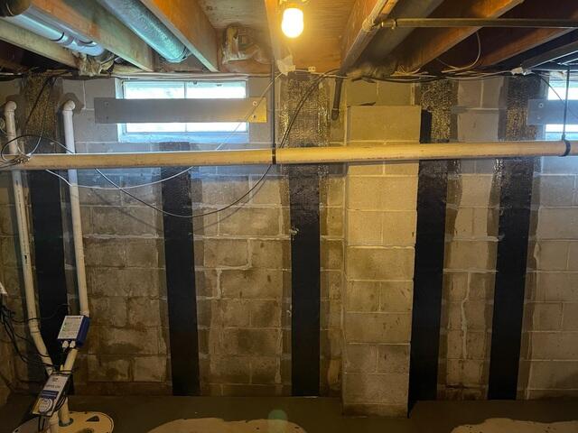 CarbonArmor Strips Stabilize Foundation Walls