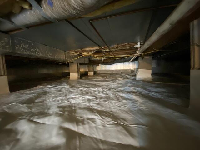 Finished Crawl Space