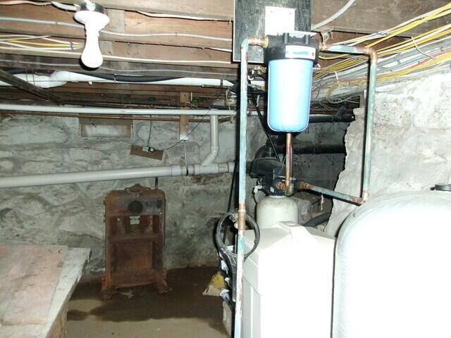 Before: Moisture in Basement