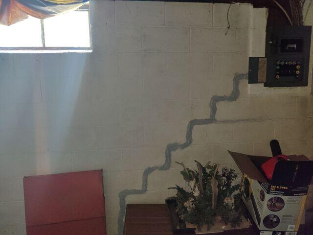 Stair Step Cracks
