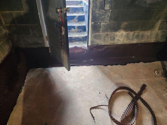 Drainage Matting Over Drains