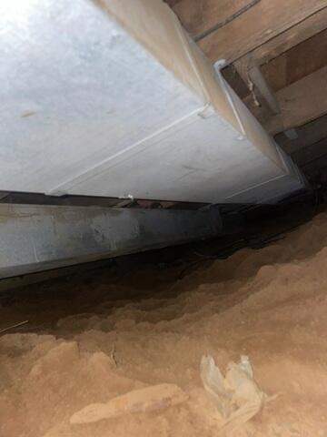 Dirty and Unsealed Crawlspace