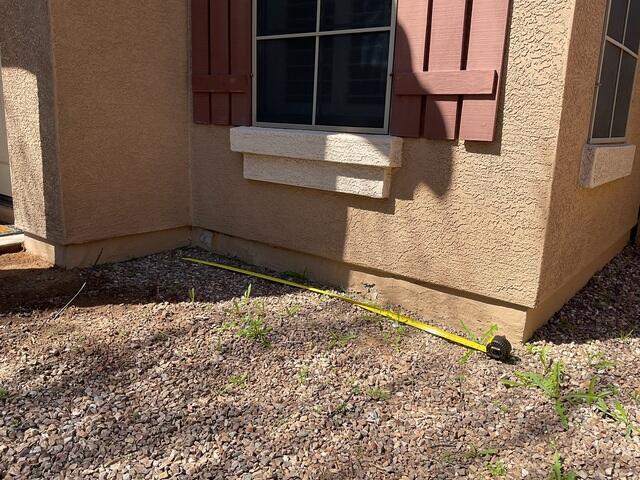 Signs of a Failing Stem Wall: Flaking Paint in Gilbert, AZ