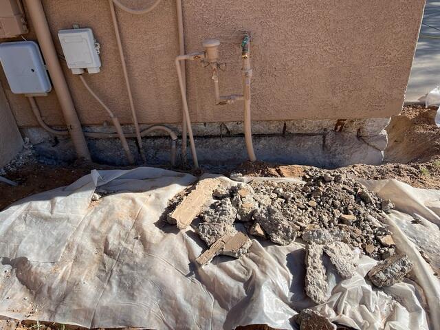 Stem Wall Repair Process: Removing all Damaged Components in Gilbert, AZ