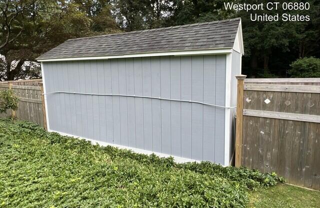 Rear of shed