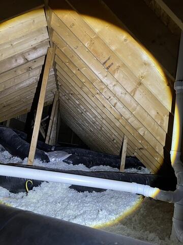 Insufficient R-Value in Attic