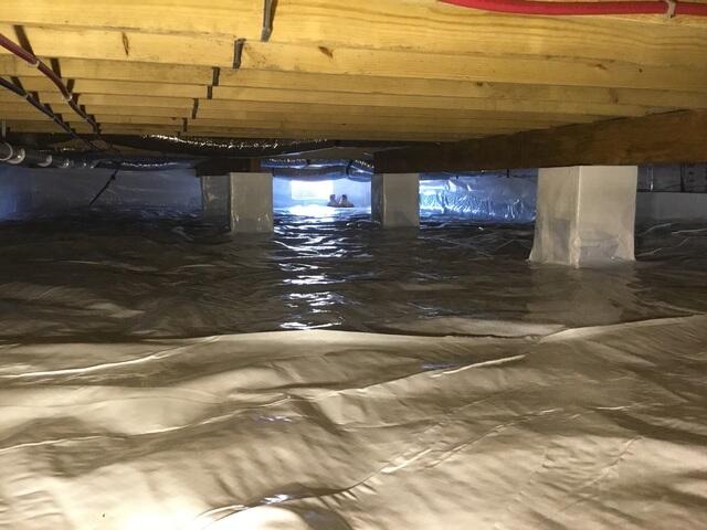 Crawl Space Moisture Barrier