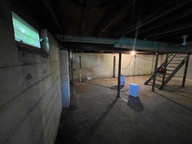 Before Basement Renovation