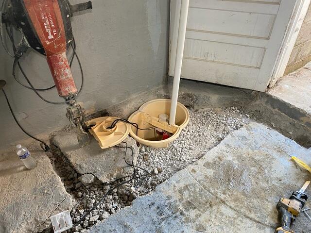 Sump Pump Installation