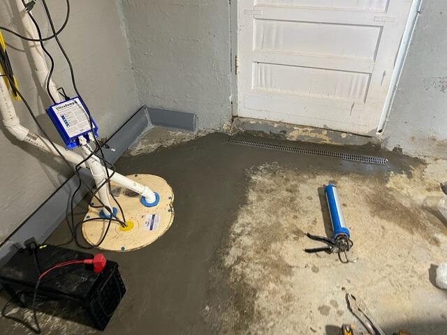 Sump Pump Install Finished