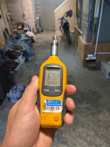 Moisture Reading