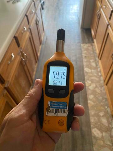 Moisture Reading in Home
