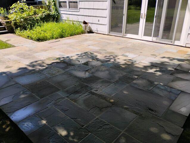 Patio after