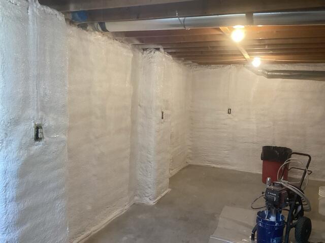 Foam and Thermal Barrier Applied