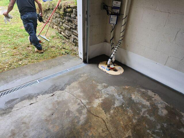Tuck Under Garage Trench Drain