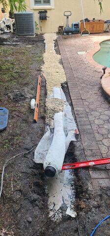 French Drain Installation
