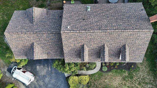 Aerial View of Finished Roof