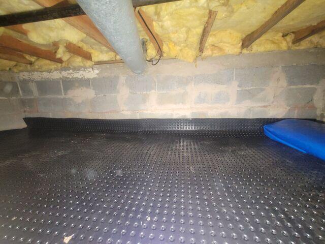 Drainage Matting installation