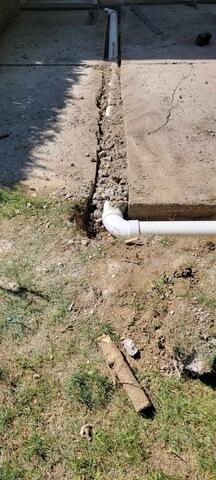 Drainage Pipes Installed