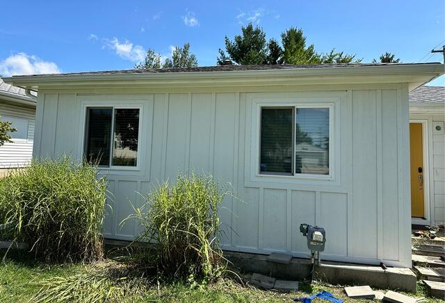 Closer View Of New Siding