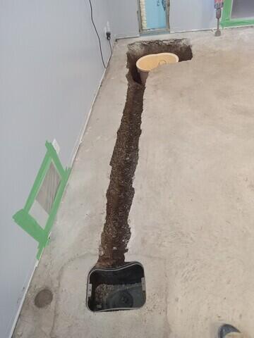 Feedline from Back Water Valve