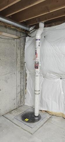 Sump suction point