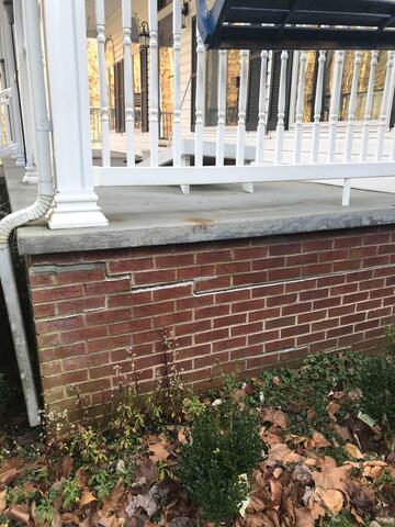 Stair Step Cracking