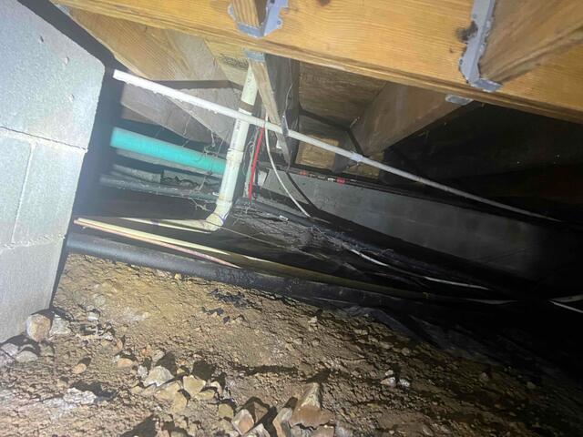 Damp Crawl Space