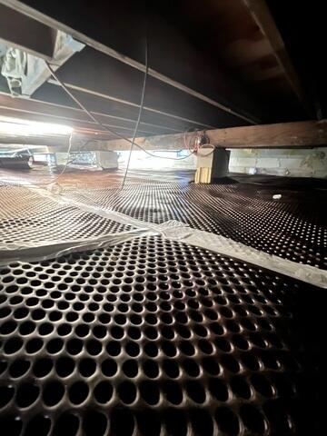 Drainage Matting in Crawl Space
