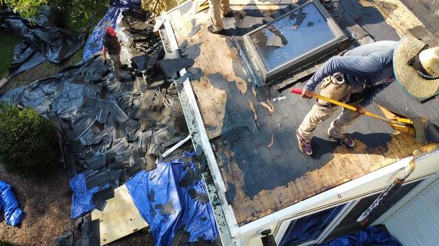 Ripping old Shingles