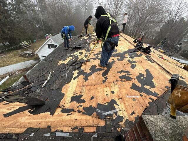 Removing The Old Shingles