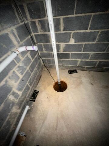 Old Sump Pump System
