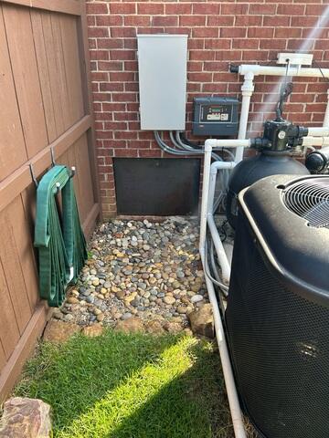 Inadequate Crawl Space Door