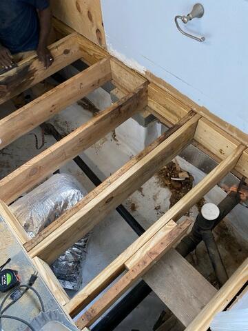 Sistering Floor Joists