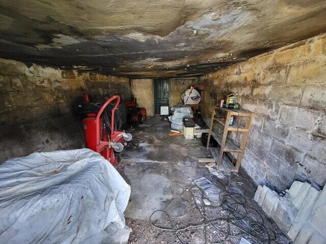 Very damp garage