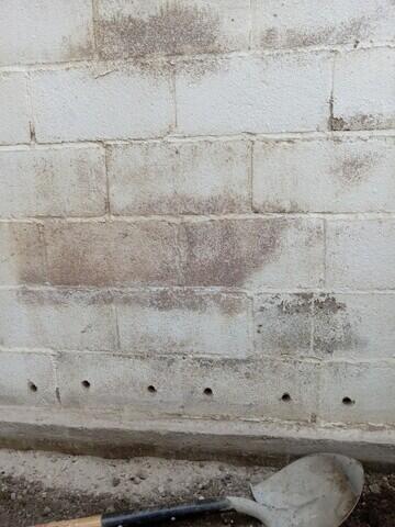 Weep holes