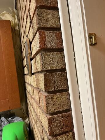 Separated Door and Door Frame