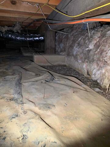 Damp Dirt and Nasty Fiberglass