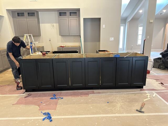 Custom designed Kitchen galley Island
