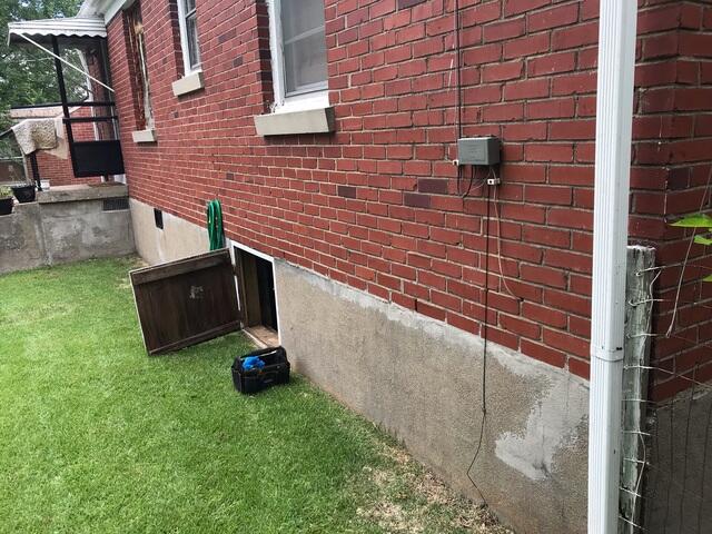 Corner of House Settling Unevenly