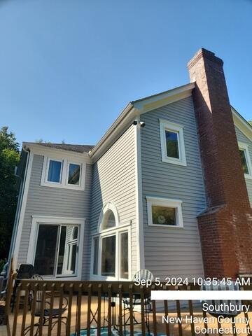 Rear deck area