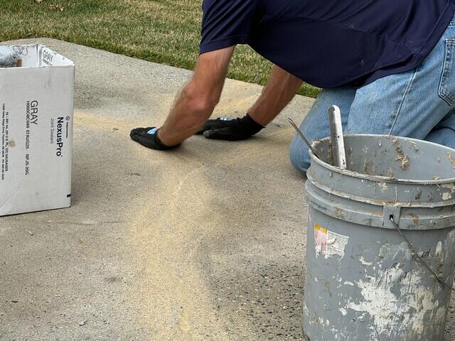 Crack Repair Progress
