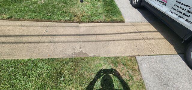 Sinking Sidewalk
