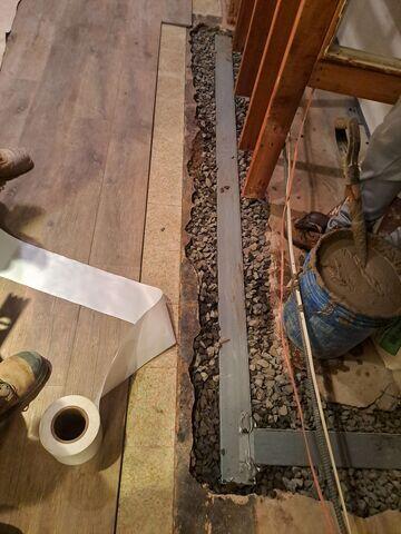 Installing WaterGuard Drains