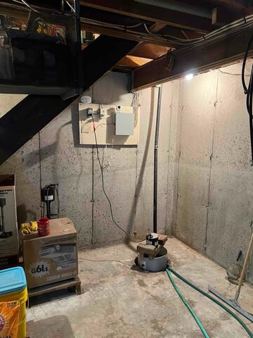 Old Sump Pump System