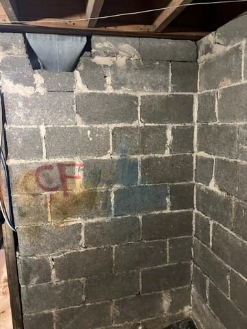 Brick Basement Wall