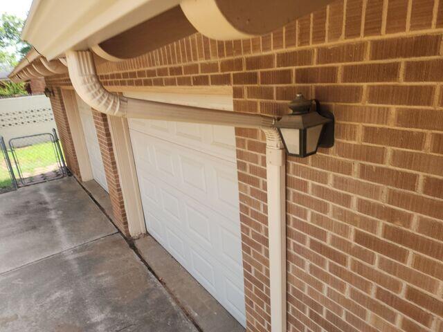 Downspout installation