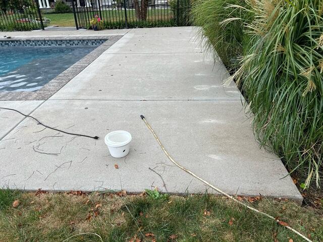 During Our PolyLevel Installation