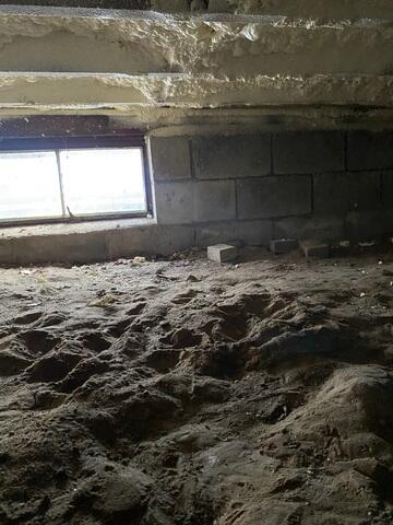 Dirt Floor Crawlspace