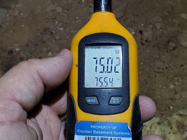 Moisture in The Crawl Space